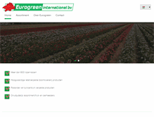 Tablet Screenshot of eurogreenbv.com